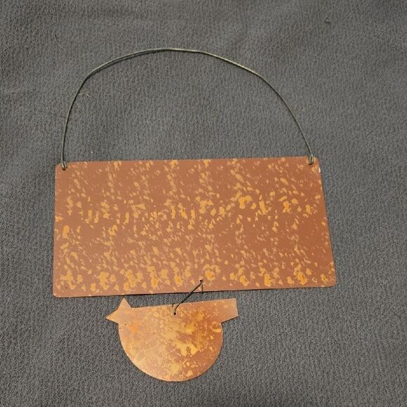 Decorative Sign with Red Bird Accent - Picture 2 of 2